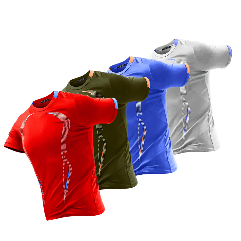 - Kit Camisa Masculina Dry-Fit  para treino fit nax - compre 2 leve 4